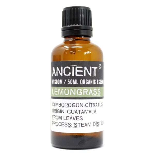 Aceite Esencial Orgánico de Limón – 50 ml (frasco de vidrio ámbar)