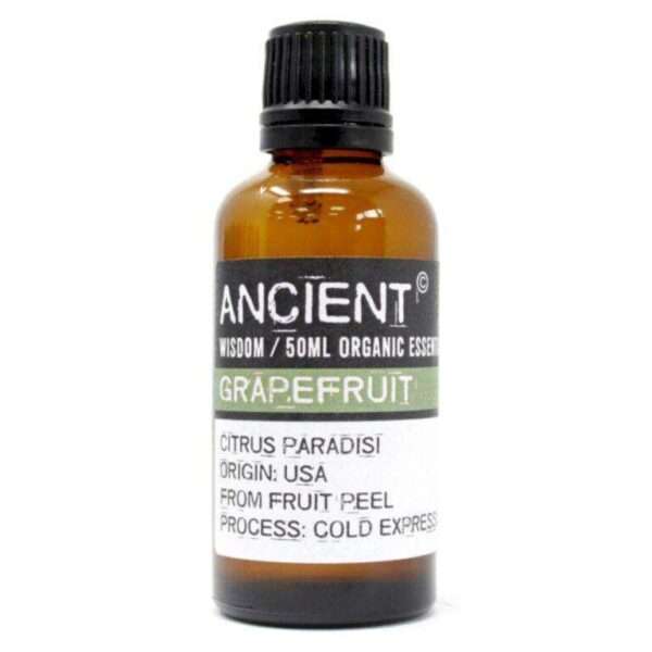 Aceite Esencial Orgánico de Pomelo – 50 ml (frasco de vidrio ámbar)