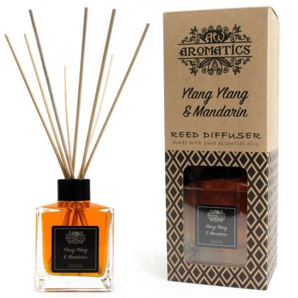 Difusor de Varillas con Aceites Esenciales – Ylang Ylang & Mandarina