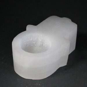 Candelero Selenite corazón