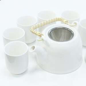 Set de Tetera – Blanco Clásico (6 piezas)