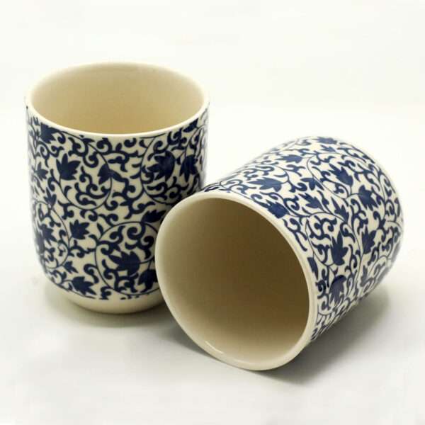 6 Tazas de té – Diseño Azul - Imagen 2