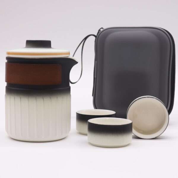 Set de Tetera “Tres Amigos” – Tres Tazas y Estuche de Viaje - Imagen 3