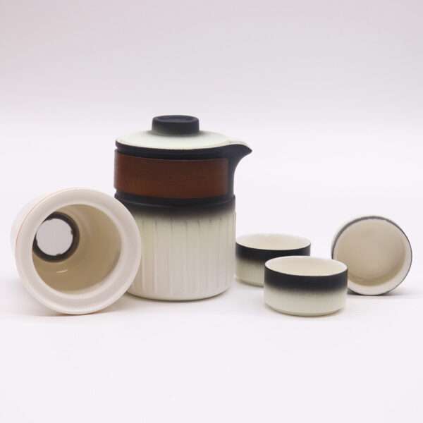 Set de Tetera “Tres Amigos” – Tres Tazas y Estuche de Viaje - Imagen 4